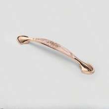 2pcs European Style Blue & Red Antique Amber Cabinet Pulls, Ivory White Aluminum Alloy Drawer Handles, Solid Interior Hardware