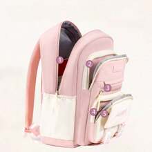 S School Bags Are Short And Light - Red School Bag + Handbag - View 2