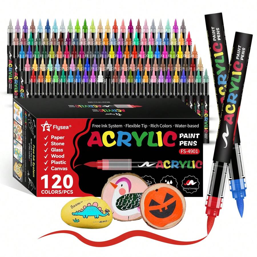 1 Stück Flüssigacryl Markerstift, weiche Spitze, drucklos, Zeichnen für Studenten, farbiger Marker, Graffiti, geschichtete Farben, DIY Kunstpinsel
