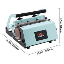 Tumbler Heat Press Machine, 11-30oz Mug Press, Heat Up Fast And Even, Tumbler Press With Sublimation Paper, Tape And Gloves, Temp And Time Setting, For Sublimation Tumblers, Cups, Mugs, Green
