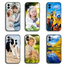 1pc Custom Designed Liquid Soft Silicone Shock Proof Phone Case, Compatible With Apple 16, 15, 14, 13 Plus, Pro, Max, Pro - Ideal As A Mother's Day, Father's Day, Birthday Or Holiday Gift For Family, Friends, Couples, Loved Ones