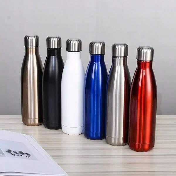 Nuova Bottiglia Termica In Acciaio Inossidabile 304, Tazza Multifunzione Per Caldo/Freddo, Design Minimalista, Capacità Ampia Di 500ml, Tazza Da Caffè Conveniente