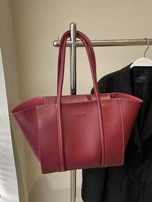 Minimalist Vintage Underarm Bag, Large Capacity Mother-Daughter Tote Perfect For Daily Commute, Premium Materials, Lightweight Durability, And Classic Style