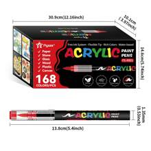 1 Stück Flüssigacryl Markerstift, weiche Spitze, drucklos, Zeichnen für Studenten, farbiger Marker, Graffiti, geschichtete Farben, DIY Kunstpinsel