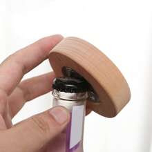 5pcs/10pcs/20pcs/30pcs Customized Magnetic Wooden Round Bottle Opener, Wedding Gift, Guest Favors, DIY Text, Name, Blessing, Bottle Opener, Suitable For Wedding, Party, Bar, Gift For Father,Multi-Functional, Ornamental,Reusable,Exquisite,Stylish,High-Quality,Colorful,Modern,Custom,Personalized,Unique,Ideal Gifts For Him,Ideal Gifts For Her,Boyfriend,Dad,Girlfriend,Mom,Family,Friends,Tea Room,Home,Garden,Office,For Anniversaries,For Valentine's Day,For Mother's Day,For Birthdays,For Father's Day,For Graduation,For Weddings,For Housewarming