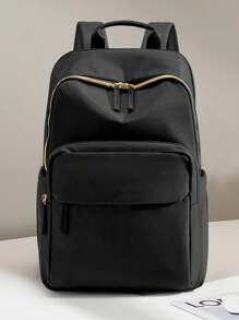 Mochila para Laptop de Lazer, Cabe Notebook de 14 Polegadas, Mochila Escolar de Grande Capacidade para Estudantes do Ensino Médio e Fundamental, Mochila para Computador com Alça de Ombro Flexível, Mochila Escolar à Prova d'Água, Mochila de Viagem Casual com Múltiplas Camadas, Mochila à Prova d'Água para Viagem Meninos e Meninas, Mochila Casual Leve, Pasta Escolar para o Ensino Fundamental, Mochilas Escolares para Adolescentes Meninos e Meninas Estudantes, Opção de 4 Cores