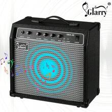 Glarry Bass Guitar Amplifier Speaker - 20W, 30W, And 40W Options Available With Volume Control - Stylish Black/Natural Finish - 30W 黑色 - 查看 4