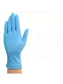 100pcs Blue Thickened Nitrile Disposable Rubber Kitchen Food Processing Household Seafood Gloves - Multicolor - View 13