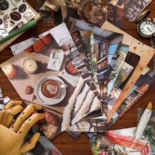 Scrapbook Stickers Book - 20 Sheets Decoractive Papers & 30 Sheets Aesthetic Pre-Cut People Washi Stickers For Journaling Junk Journaling, Decorative Ephemera Arts Craft