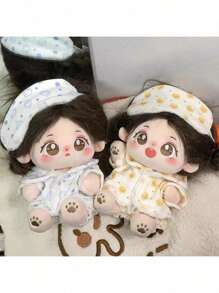 Bubula Doll Hanging Clothes, Sitting Posture Sleepwear Series, Sitting Party Doll Outfit, Gen 1 & 2 Wearable (Outfit Only, Random Color Of Small Accessories On Outfit, Caution For Sensitive Buyers!)