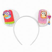 Bluey 1pc Blue Dog Soundwave Headband Birthday Party Hair Accessories Cute Bingo Ear Headband Amusement Park Headband