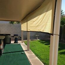 Tissu d'ombre jaune, store solaire durable, maille pare-soleil d'extérieur avec œillets, toile d'ombrage, résistant à la chaleur pour villa, piscine, kiosque, cour, jardin, plante, parking, grange, cadeau de Noël