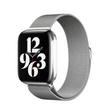 Smartwatch Strap Metal Milanese Magnetic Compatible Watch & IWO Series 7 To Series 9 38mm To 49mm - Bạc - Xem 7