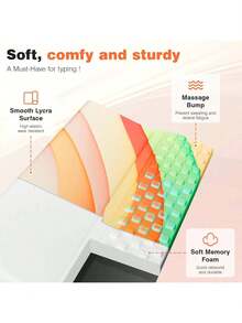 Reposamuñecas para teclado, soporte ergonómico y cómodo para escritorio y hogar - Vistoso - Ver 9