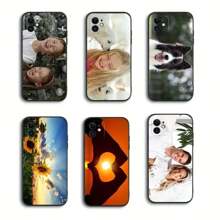 1pc Custom Designed Liquid Soft Silicone Shock Proof Phone Case, Compatible With Apple 16, 15, 14, 13 Plus, Pro, Max, Pro - Ideal As A Mother's Day, Father's Day, Birthday Or Holiday Gift For Family, Friends, Couples, Loved Ones