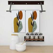 Set de 2/4 piezas de toallas de cocina de colores apagados - Doble cara de terciopelo súper absorbente, paños de cocina absorbentes, apropiados para cocinar, hornear y limpiar - Opción perfecta de decoración para el hogar, 15.75 pulgadas * 23.62 pulgadas / 40 cm * 60 cm