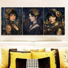 1pc/3pcs Set Modern Decorative Art In Contemporary Style, Interior Wall Art, Recommended For Home Office, Living Room, Bedroom, Dining Room, Dining Room, Wall Decoration Wall Arts Posters,NO Frame/With Frame