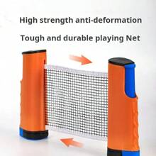 FBSPORT Ping Pong Paddle Set, Portable Table Tennis Set With Retractable Net, Rackets, Balls And Carry Bag For Indoor/Outdoor Games (The English Letters On The Ping Pong Paddles Are Screen Printed And There May Be Slight Black Blemishes. Paddles With Or Without English Letters Will Be Randomly Shipped)