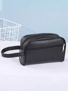 Borsa per articoli da toeletta per il viaggio di lavoro, impermeabile, per conservare i prodotti da viaggio, borsa cosmetica portatile. Borsa per il polso in PVC di colore uniforme alla moda, portamonete. Regali per Natale, Ringraziamento, San Valentino, portafogli, borse, adesivi per borse. Borsa da spiaggia estiva, borse, accessori per il ritorno a scuola, regali di San Valentino. Borsa sportiva da uomo, portadocumenti, clutch. Borsa per il make-up primaverile