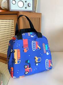 3pcs Set School Bags For Girls Schoolbag Large Capacity Boys Printing School Backpack Set Rucksack Bagpack Kids Cute Book Bags - Blue - View 4