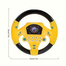 Juguetes de volante de educación temprana divertidos para niños, juguetes interactivos familiares, juegos de conducción de automóviles simulados con música, volante giratorio, juguetes educativos de casa de muñecas, regalos de cumpleaños y días festivos