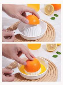 Manual Juicer, Multi-Function Home Small Lemon Fruit Juicer Hand Press Juice Maker