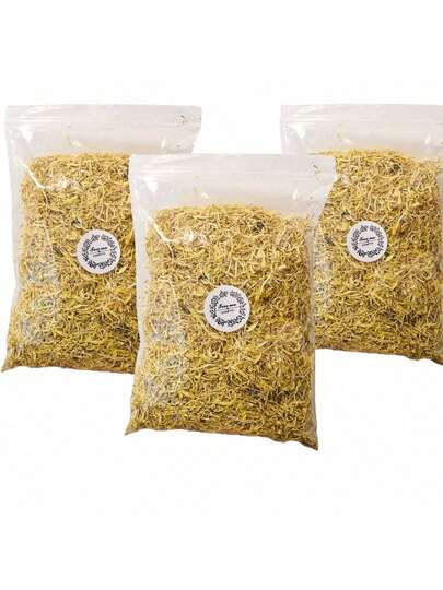 100g/200g Dried Plant Wax Candle, Dried Yellow Chrysanthemum Petals, Suitable For Holiday Decoration, Petal Scattering, Candle Making, Handmade DIY Materials, Fragrance Decoration, Candle Art Decoration, Soap Decoration, Fragrance Addition, Various Occasion Decorations, Living Room/Bedroom/Office Decor Materials