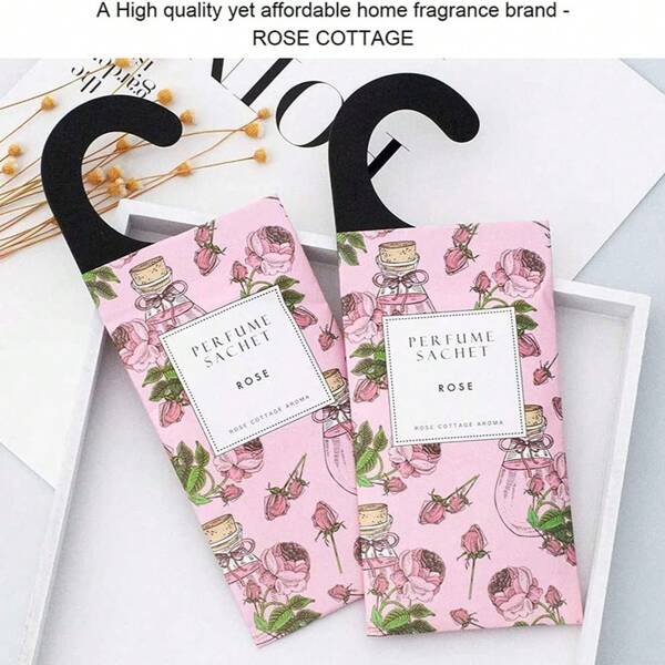 2pcs Oversized Lavender Hanging Wardrobe Deodorizer, Air Freshener With Long Lasting Fragrance, Home Decor