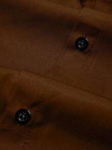 Classic Formal Dress Shirt For Men, Long Sleeve Button-Down Collared Shirt, Slim Fit, Professional Look, For Fall