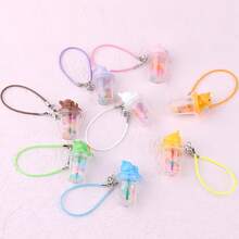 1pc Luminous Animal Straw Cups, Rocking Cups, Creative Three-Dimensional Resin Accessories, DIY Keychains, Mobile Phone Chains, Pendants, Cloth Dolls, And Other Universal Hanging Accessories For Dolls