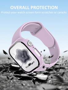6PSC Compatible With Apple Watch Cases 40/41/42/44/45/46/49mm. Sporty, Casual, Shockproof, Scratch-Resistant, Hard PC Case With Tempered Glass Screen Protector (2-In-1 Design). Compatible With Apple Watch Ultra/11/10/9/8/7/6/5/4/SE Men's And Women's Cases. 6 Colors Available. - 6 Color Combination -4 - View 10
