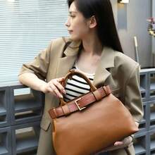 Hot Best-Selling Tote - Stylish PU Leather Ladies Bag With Belt Accent - B Black - View 7