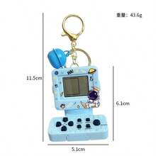 Creative Handheld Game Console, Computer Game Console, Mini-Game Keychain, Handheld Gamer Video Game Console, Fun Birthday Keychain Gift, Portable Bag Accessory Toy, Birthday Gift And Children's Day Gift - Multicolor - View 9