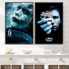 WB 1/15PCS DC Batman The Dark Knight Poster Movie Figures Home Decoration Painting Wall Art Bedroom Cartoons Decor Wallpaper Wall Bedroom Decoration - Frameless