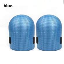 2 piezas Rodilleras multicolor ajustables y elásticas, protección para las rodillas para jardinería, colocación de azulejos, construcción, anti-agua, anti-humedad, rodilleras de EVA anti-desgaste