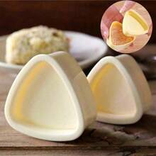 1pc New DIY Sushi Mold Rice Ball Mould Food Pressing Machine Triangle Sushi Mould Maker, Japanese Restaurant Kitchen Bento Accessories Tool - Yellow - View 6