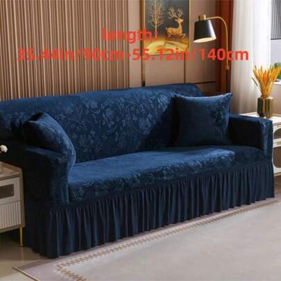 غطاء كنبة سميك مرن للمنزل بنمط الثعلب الفضي ، غطاء كنبة شامل مضاد للغبار ومانع للخدوش