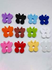 3D Magnetic Reusable Drink Markers, Silicone Butterfly Identifiers, Reusable Cocktail Party Drink Identifiers, Suitable For Weddings, Birthday Parties, Bars, Party Drink Accessories, Fun Party Decorations, Wedding Supplies, Fun Tabletop Decor, Durable Party Accessories