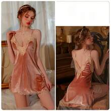 Bathrobe Summer Wedding Home Bathroom Decor - Rose Gold/M - View 3