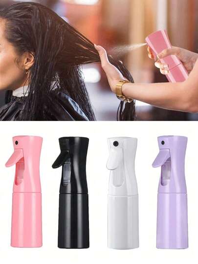 1pc Hairdressing Spray Bottle,200ml/300ml Empty Spray Bottle,High-Pressure Continuous Automatic Air Pressure Ultra-Fine Spray Bottle,Fine Mist Continuous Sprayer For Hair Styling, Refillable Water Spray Bottle For Skin Care, Pet Shower, Plants, Travel, Ironing And Cleaning,Hair Tools,Hair Products And Accessories For Barber Salon Beauty Travel .