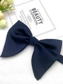 1 件勃艮第、黑色和白色领结，适合休闲、婚礼、日常聚会和主持使用男士领带