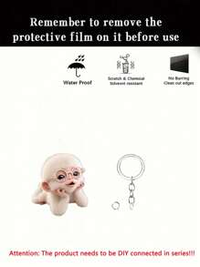 3 Stück Hip-Hop Affe, 2D Acryl Anhänger, sehr cooles Design, kann als multifunktionaler Schlüsselanhänger, Dekorationszubehör, Innenraum-Hängedekoration und DIY Rucksack-Anhänger verwendet werden, perfekt, ohne Batterie erforderlich [Das Produkt muss manuell installiert werden.] Halloween Zubehör Lehrertag Weihnachtsgeschenkideen Taschenzubehör Ausweishalter Autozubehör Taschenanhänger