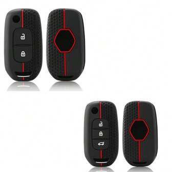 硅胶汽车钥匙包外壳适用于雷诺 Kadjar Captur Megane Sandero Stepway Logan Clio 5 2022 Arkana 2020 2021 Kwid 2023