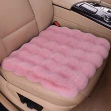 1 szt. Poduszka na siedzenie samochodowe, pluszowa mata zimowa - gruba, bąbelkowa, polarowa osłona na siedzenie, zapewniająca ciepło jesienią i zimą, ochrona pojedynczego siedzenia, akcesoria samochodowe dla kobiet - poduszka - Zobacz 16