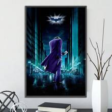 WB 1/15PCS DC Batman The Dark Knight Poster Movie Figures Home Decoration Painting Wall Art Bedroom Cartoons Decor Wallpaper Wall Bedroom Decoration - Frameless