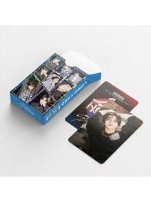 Banpresto Confezione regalo contenente 60 carte LOMO e 32 adesivi, carte fotografiche HD, accessori per fotoripresa, ideale come regalo di Natale