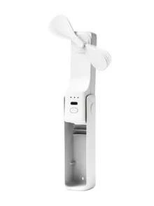 Mainstays Handheld Fan,Portable,2 In 1 Personal Fan,USB Rechargeable With Power Bank Function - 白色 - 查看 1