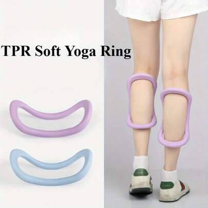 2pcs Gym Yoga Stretch Ring Open Shoulder Magic Circle Pilates Exercise Ring Back Stretcher Assistance Fitness Equipment