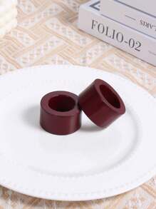 Handmade Wooden Napkin Rings, Suitable For Tabletop Decor, Weddings, Thanksgiving, And Home Decoration (Wooden Rings)