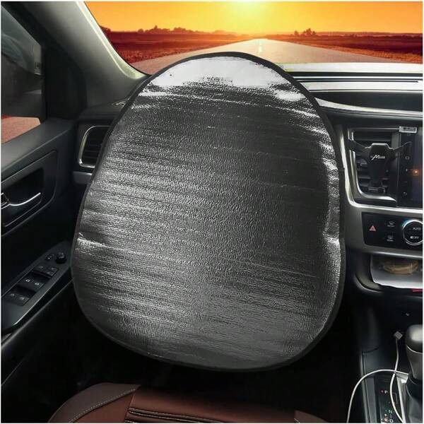 EPE Schaumstoff Lenkrad Abdeckung für Autos, Sonnenschutz und Wärmeisolierung für Fahrzeuge